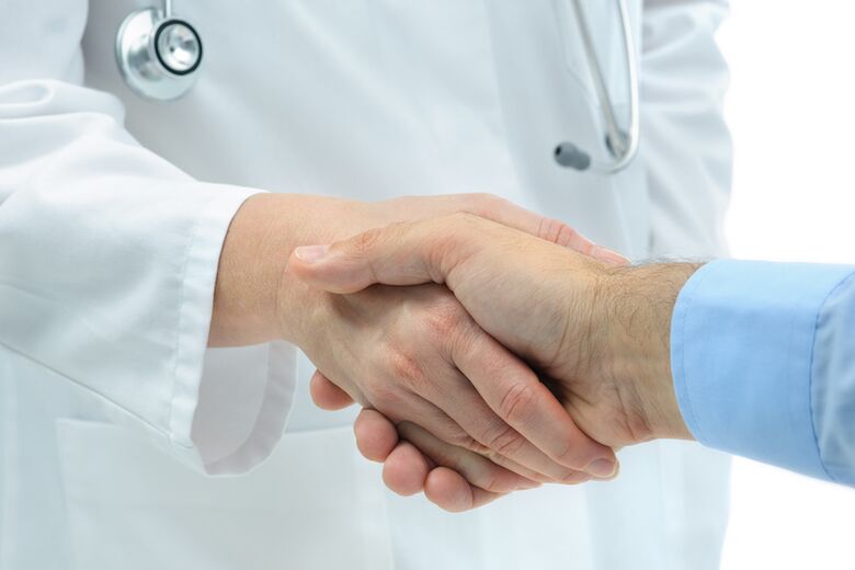 Consultation of a doctor on an increase in a member
