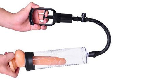 using a pump to enlarge the penis
